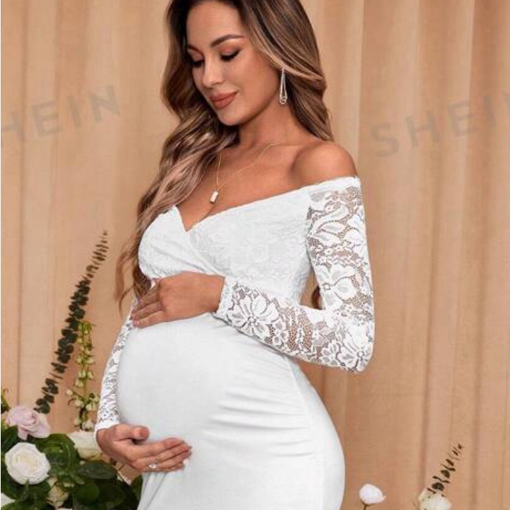 Brand New Maternity White Dress